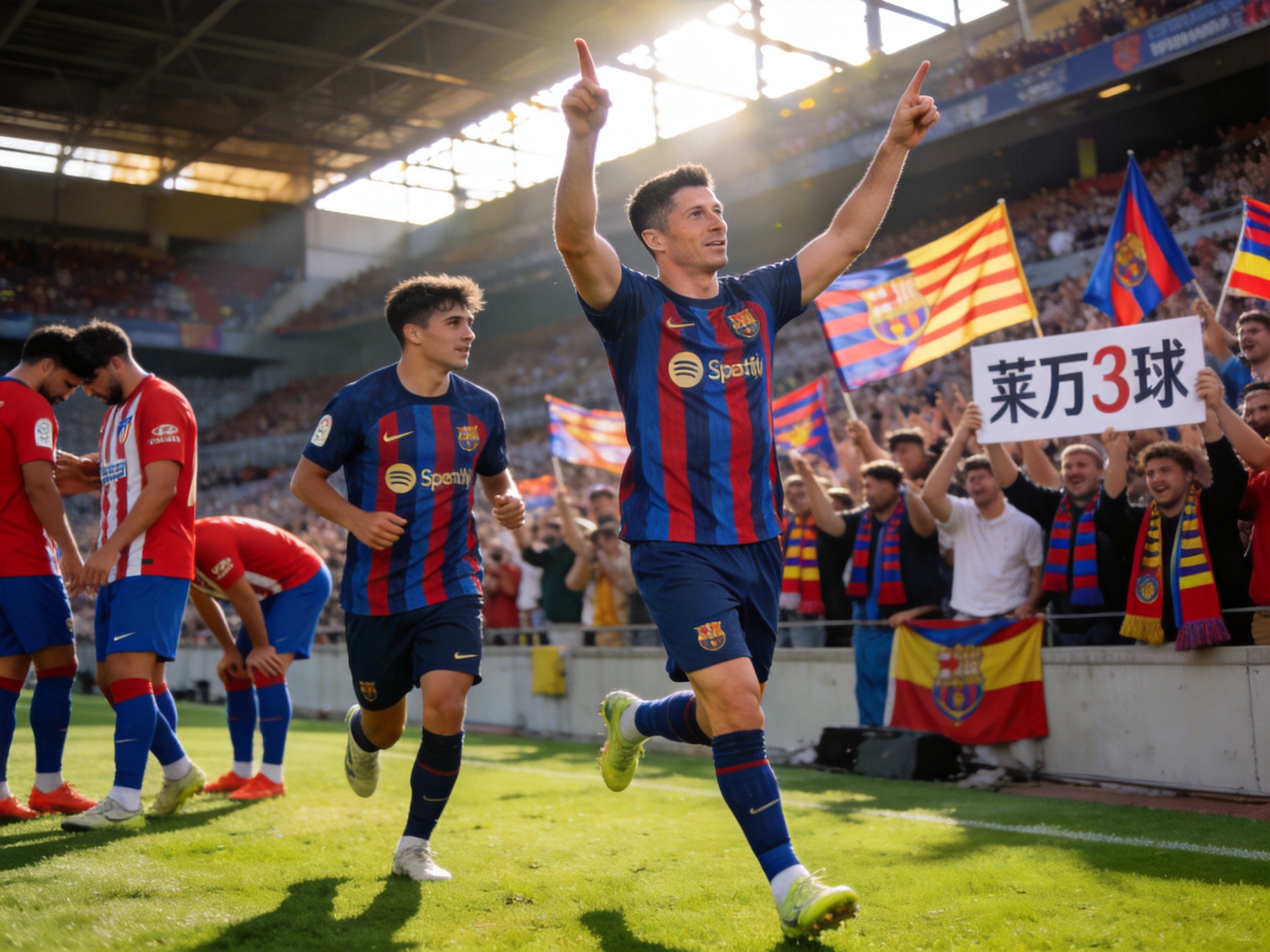 DB视讯多宝战报图片：巴萨4-0马竞